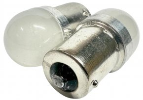 Светодиодная лампа 1156-3030-4SMD-W прямые, 1-конт. (белый свет)